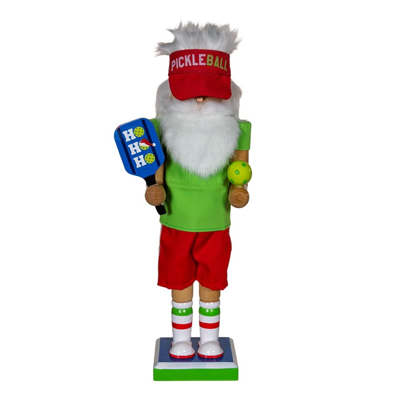 Kurt S. Adler Kurt Adler 12-inch Wooden Pickleball Nutcracker